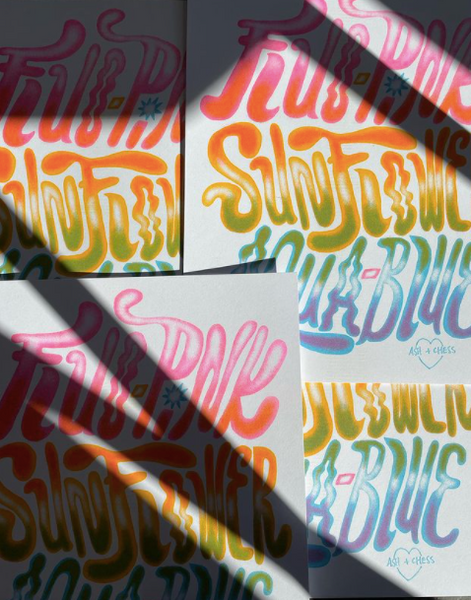 イデタツヒロ　TIDE RISOGRAPH for Charity TIDE（IDETATSUHIROIDETATSUHIRO）作品【Risograph by TIDE for