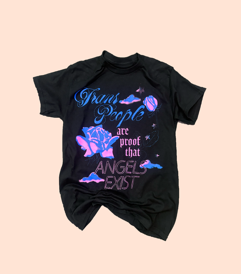 SHIRT - Trans Angels Exist COSMIC – Ash + Chess