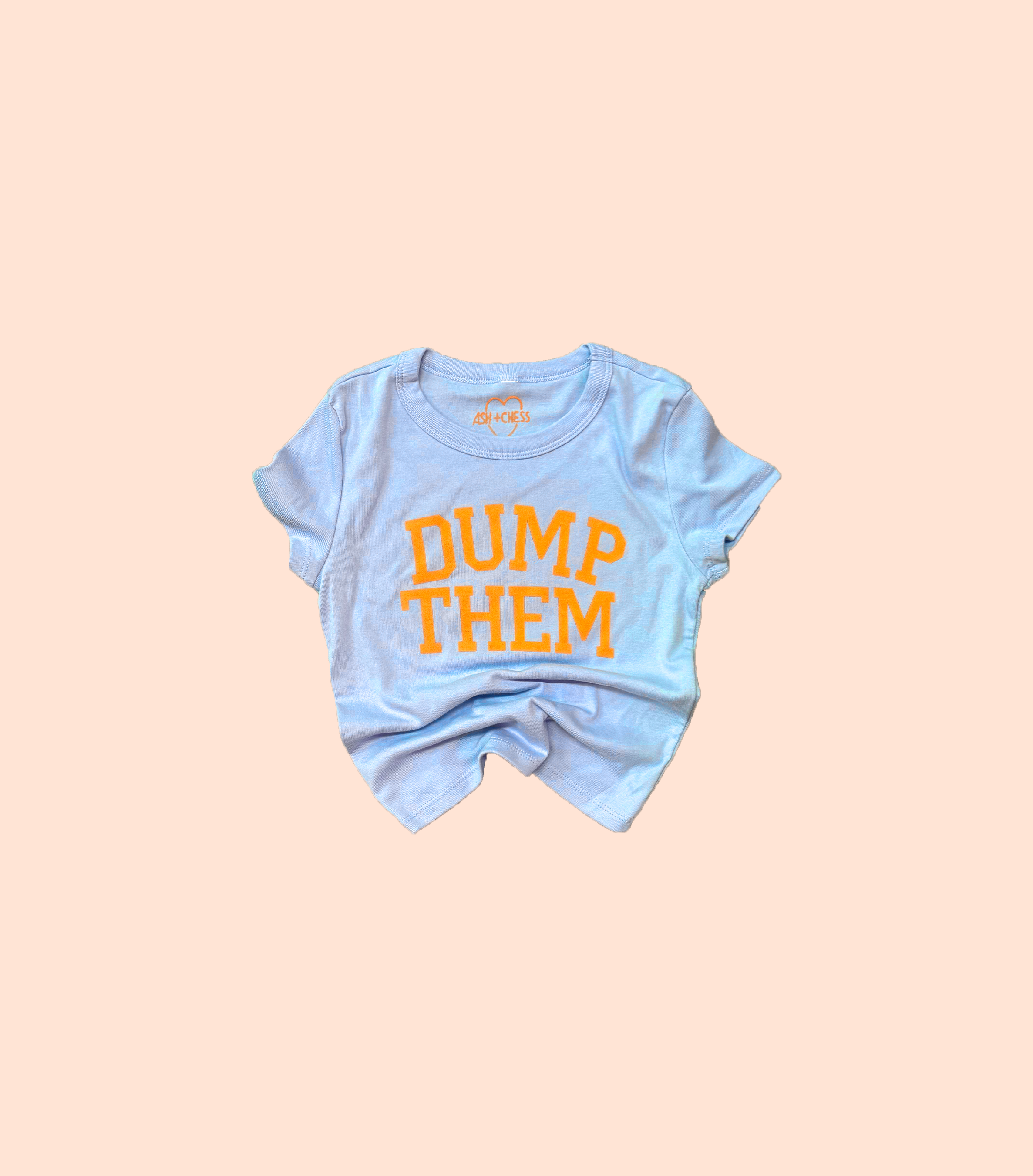 SHIRT - Dump Them Baby Tee – Ash + Chess