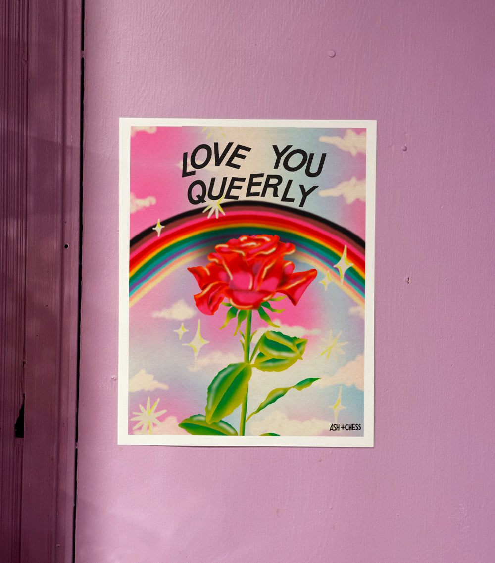 11 x 14 Love You Queerly