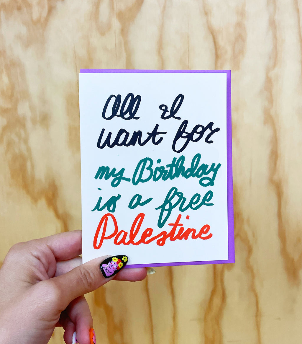 Free Palestine Birthday