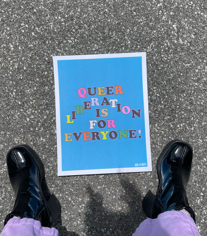 11 x 14 Queer Liberation Art Print