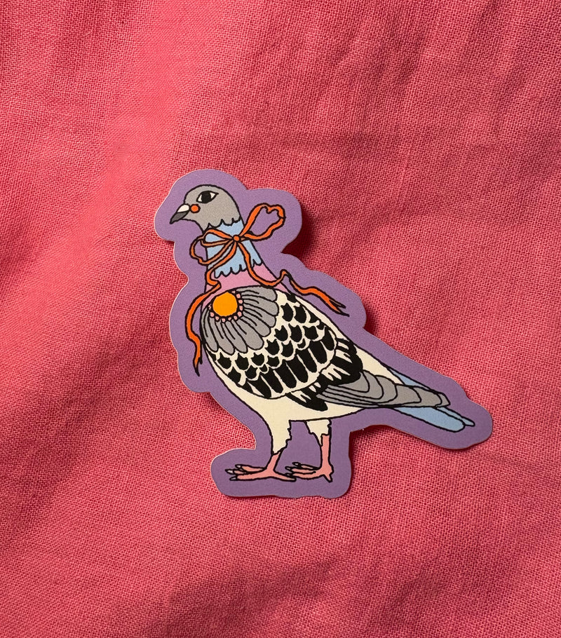 Silly Pigeon Sticker