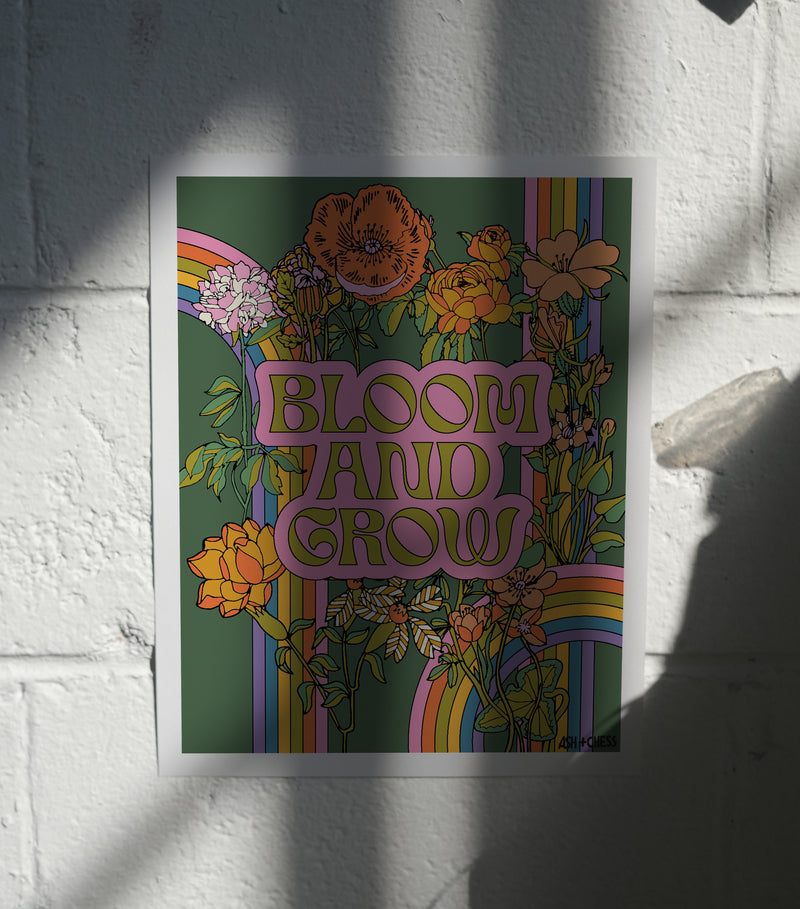11x14Bloom And Grow Art Print