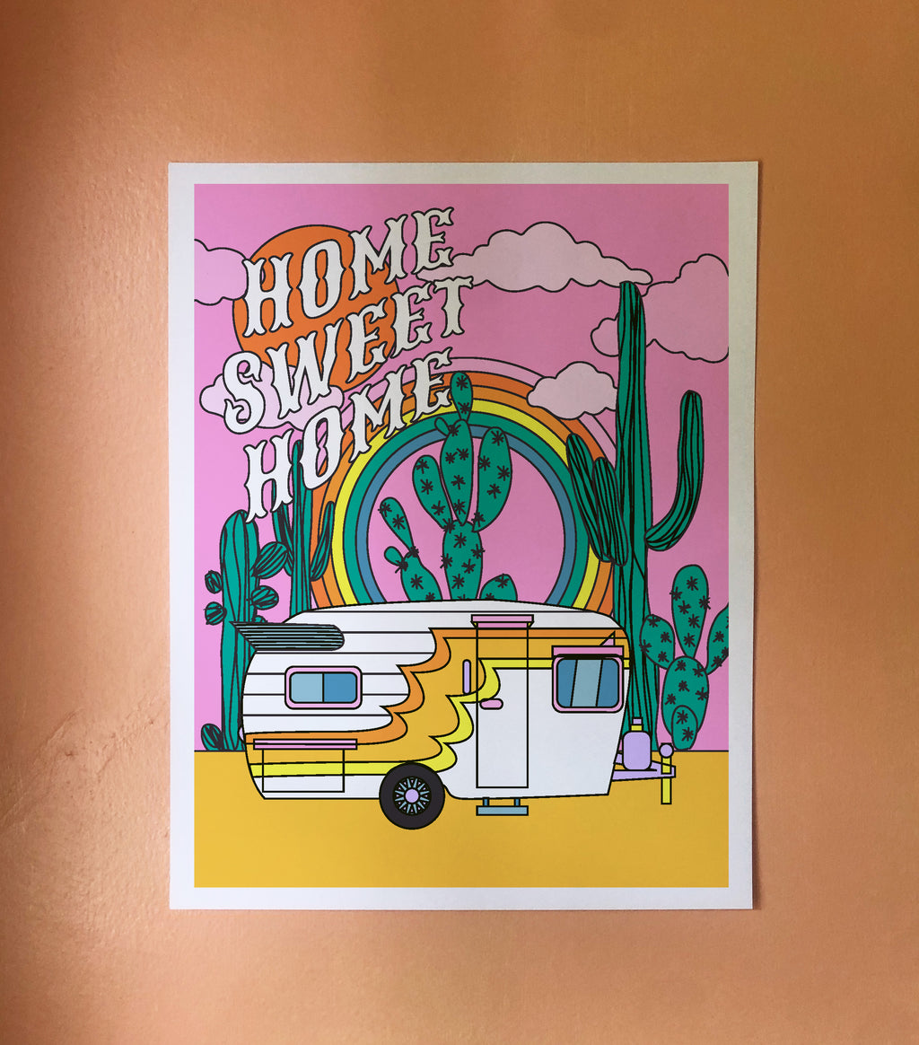 11x14 Home Sweet Home Art Print