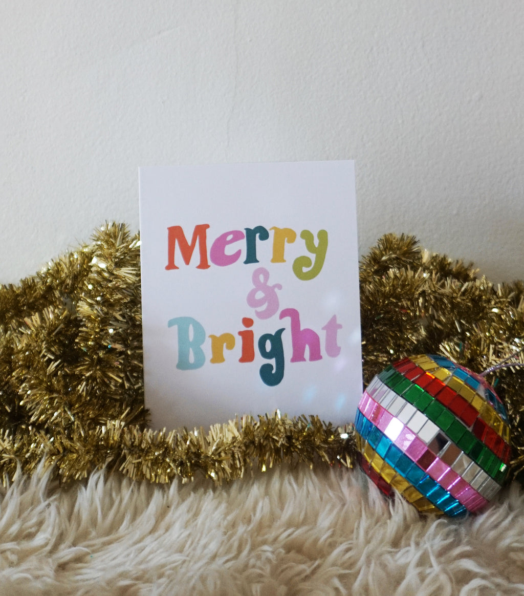 Merry and Bright Text