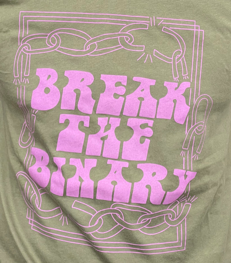 Break The Binary T-Shirt ORCHID SAGE